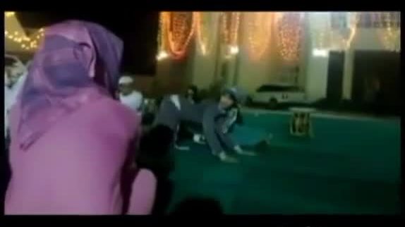 Thick arab chicks twerk at an event